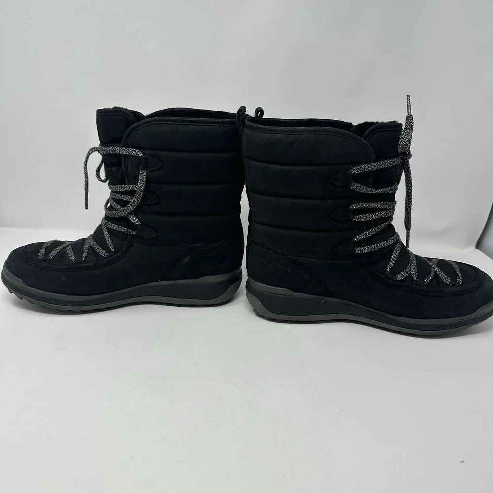 Merrell Snowcreek Cozy Polar Waterproof‎ Snow boots Black Leather Women's 9M
